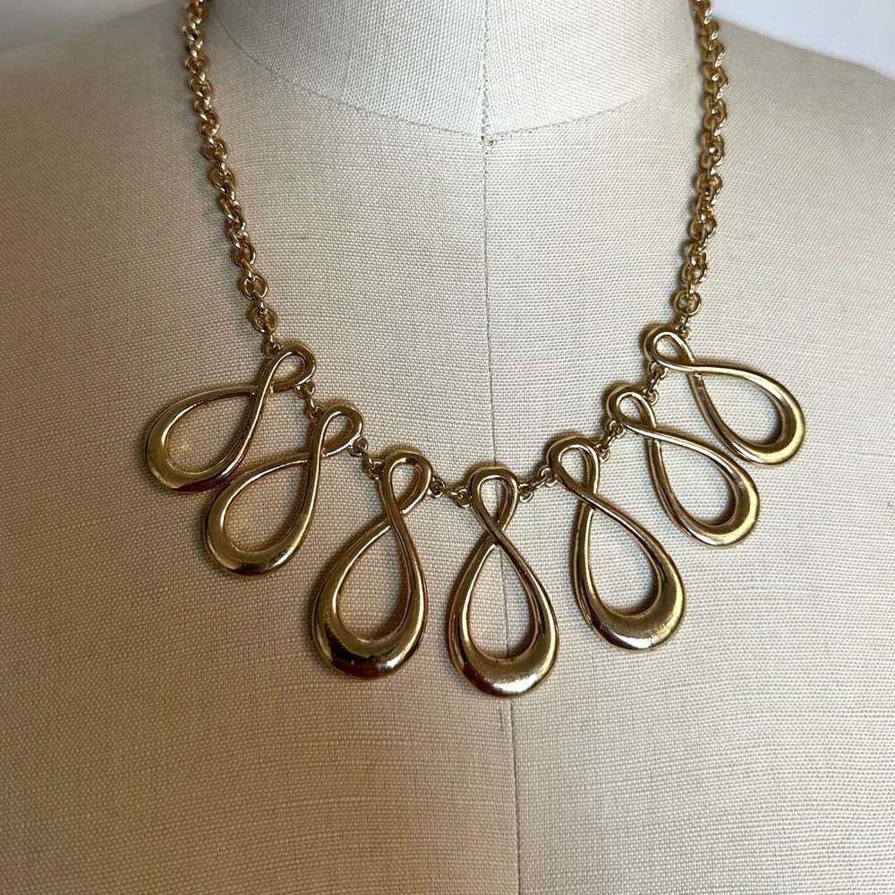 Unique Infinity Gold-tone Necklace